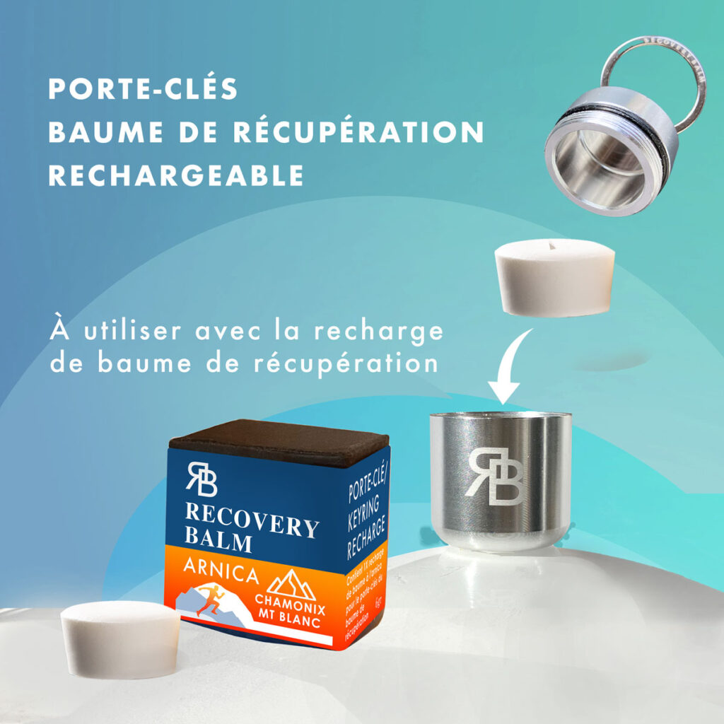 Le porte-clés du baume de récupération